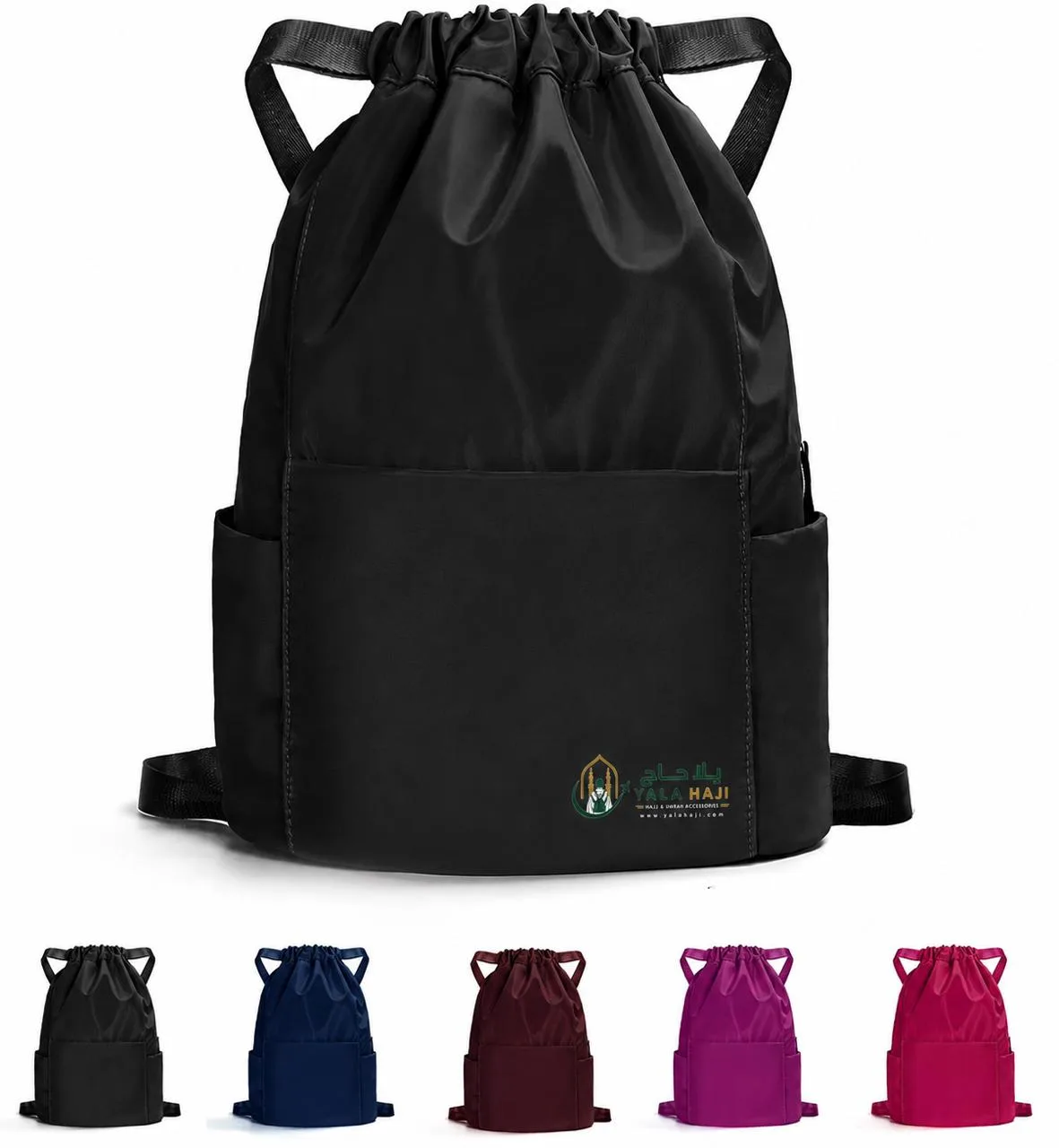 Premium Waterproof Multi-Purpose Drawstring Bag with Shoulder Strap